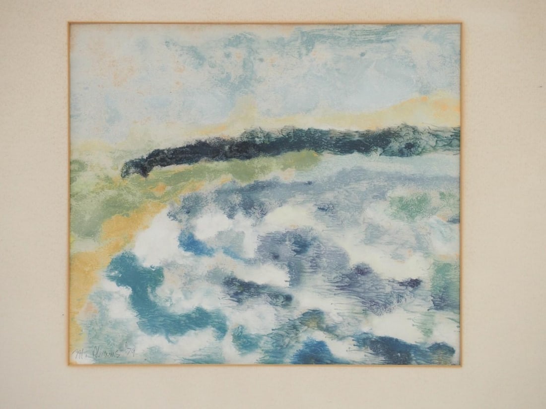 M. Abrams Watercolor Painting - 4