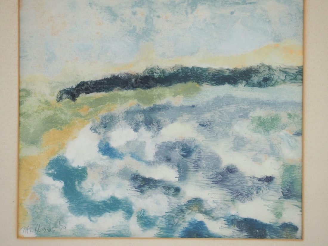 M. Abrams Watercolor Painting - 5