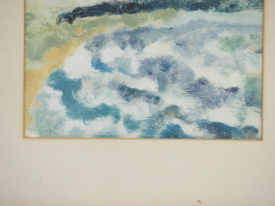 M. Abrams Watercolor Painting - 6