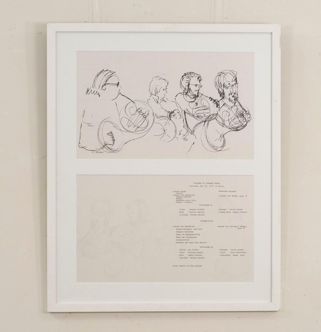 Mary Abrams Cover Sketch Print on Paper - 3