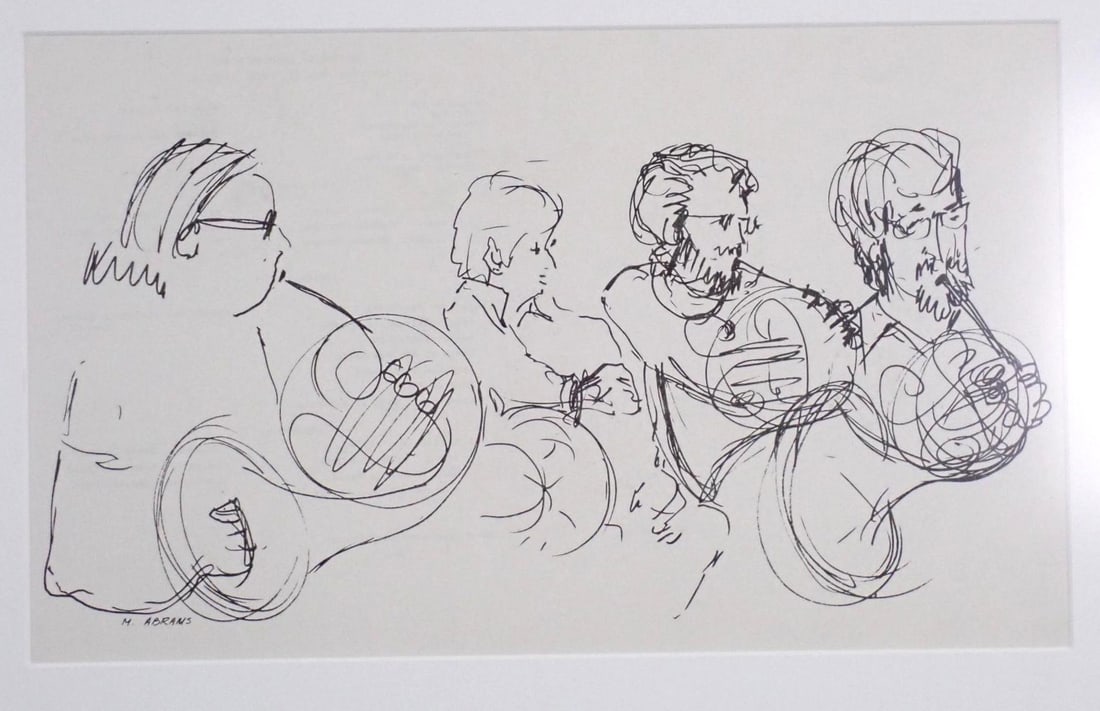 Mary Abrams Cover Sketch Print on Paper - 4