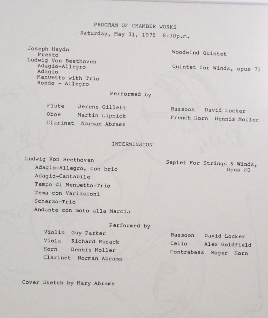 Mary Abrams Cover Sketch Print on Paper - 5