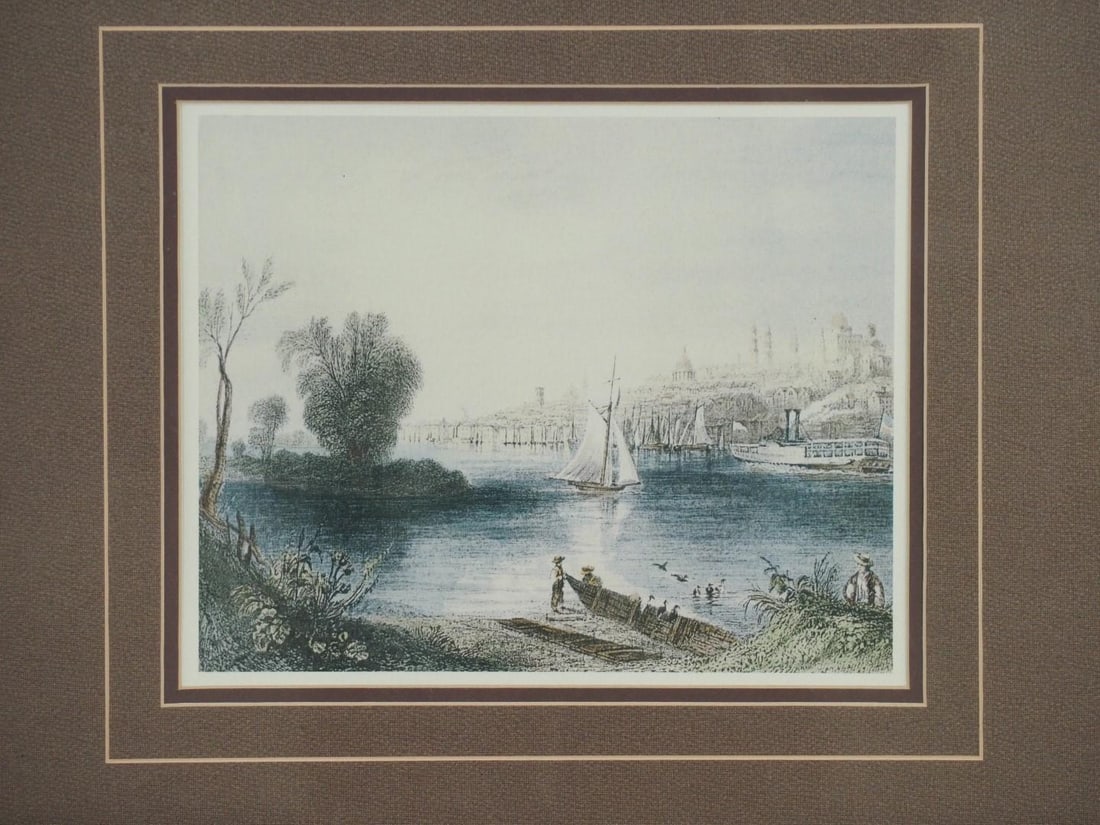 W.H. Bartlett "Albany" Print on Paper - 3