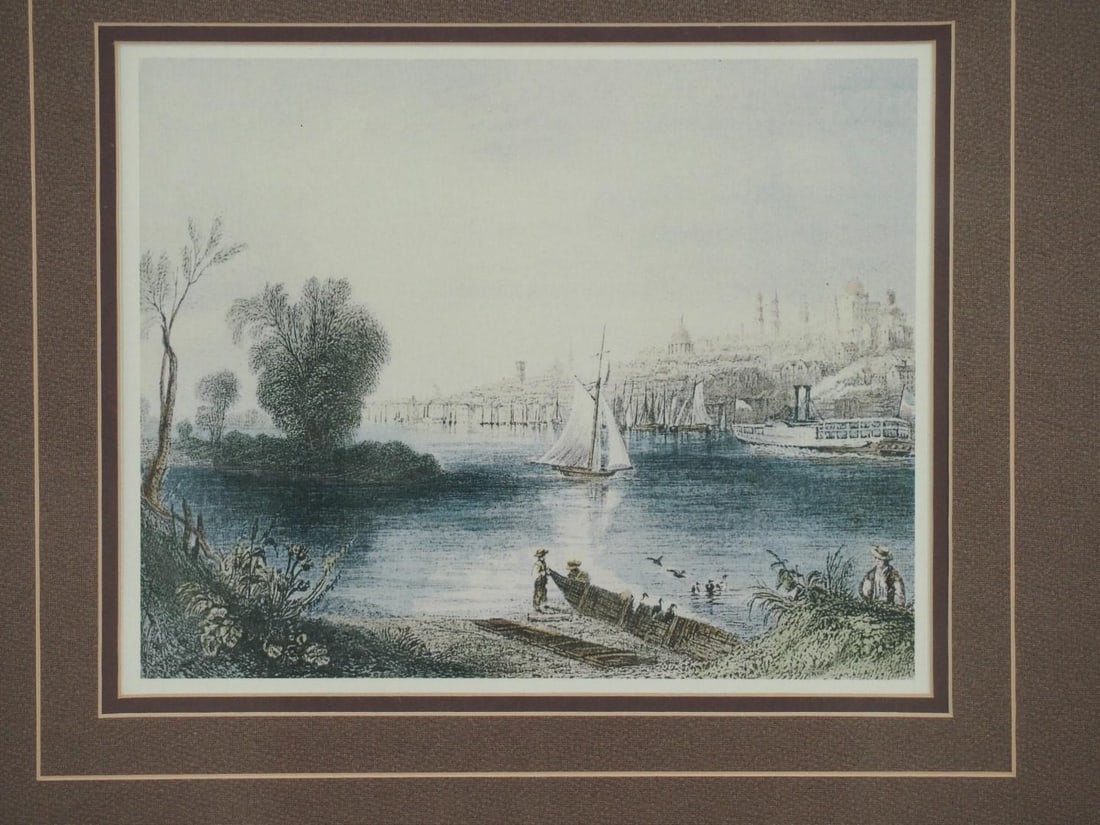 W.H. Bartlett "Albany" Print on Paper - 4