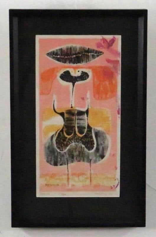 Bae Yoong "Dancer" Print and Watercolor on Paper - 3