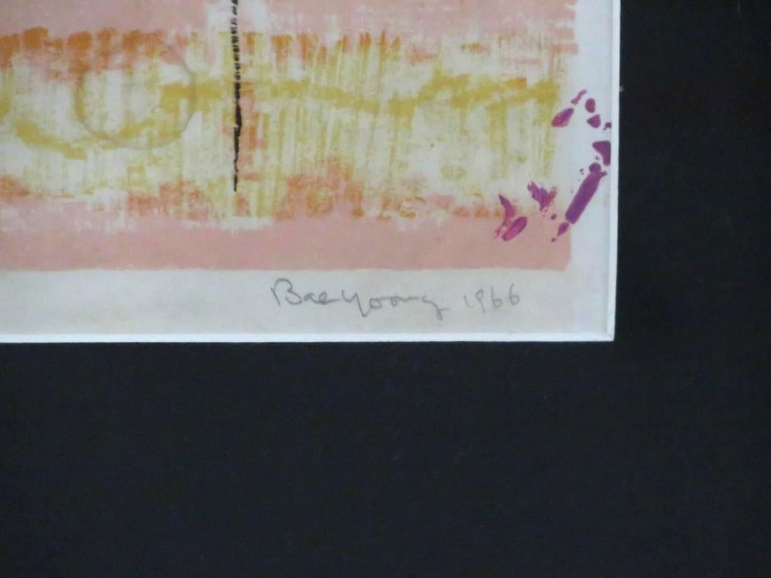 Bae Yoong "Dancer" Print and Watercolor on Paper - 7