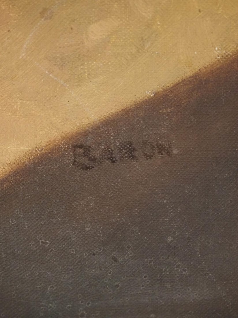 "The Young Beggar" Acrylic on Canvas Painting - 6