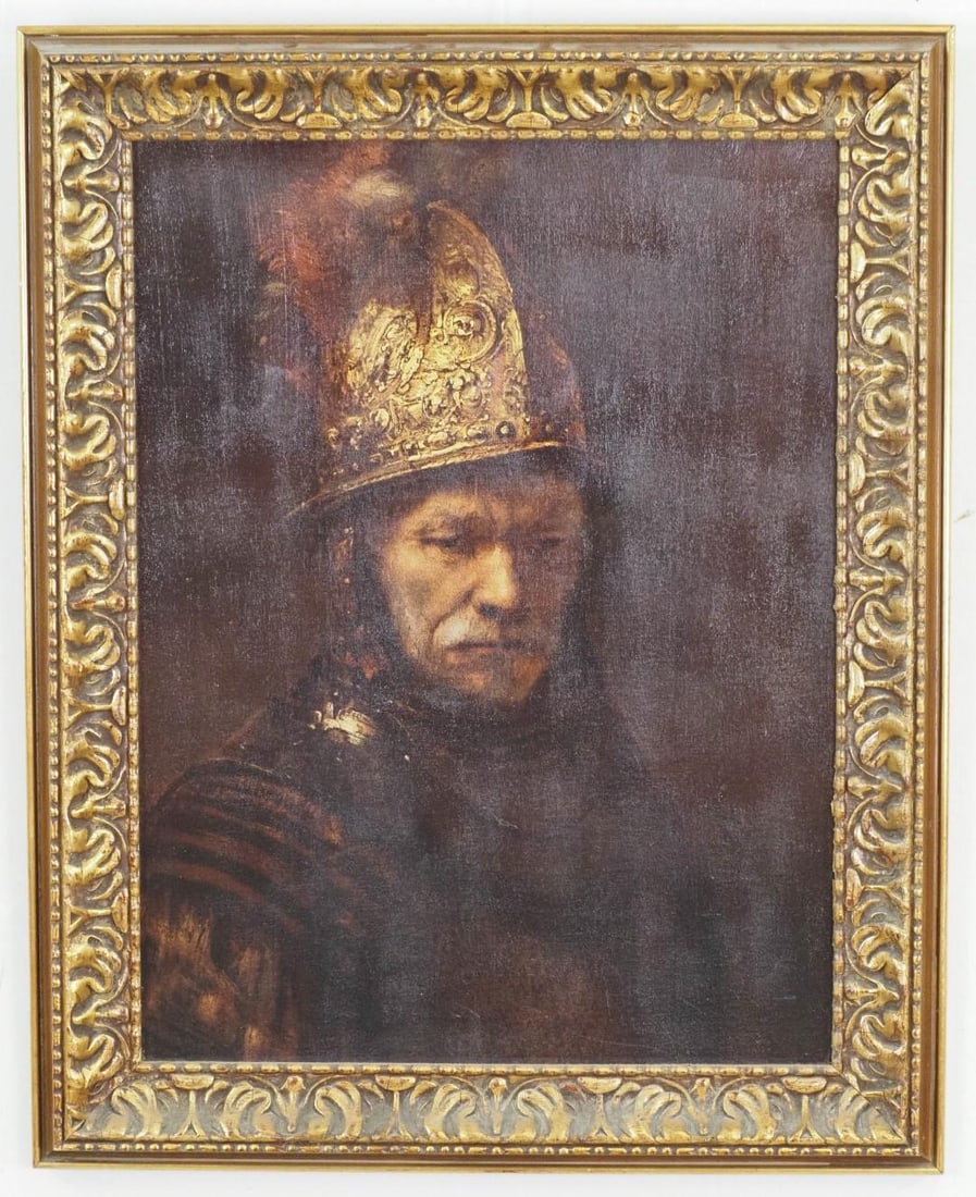 "The Man with the Golden Helmet" Print on Canvas - 2