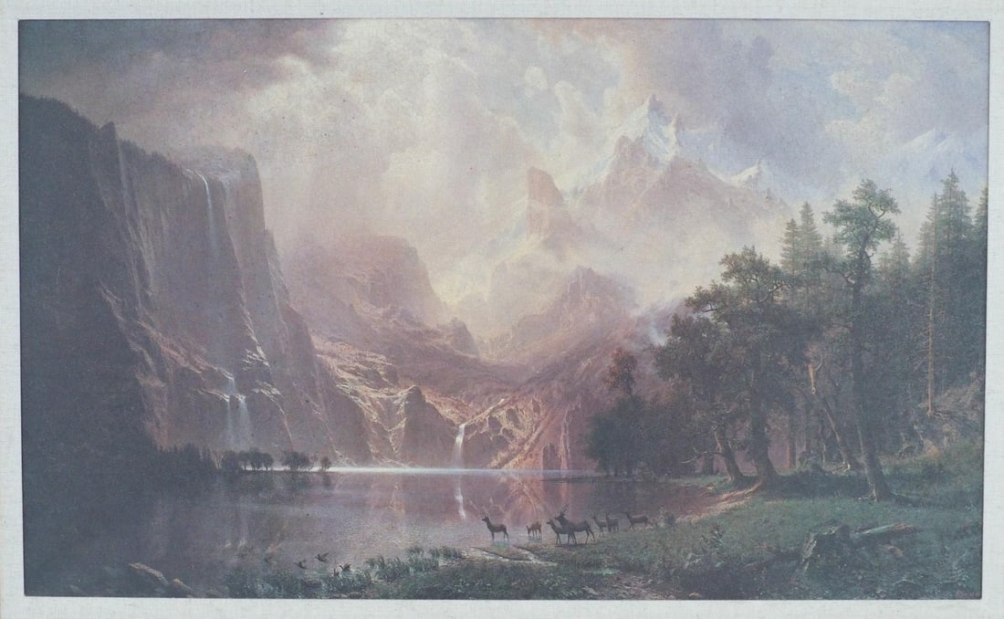 "The Sierra Nevada in California" Print on Canvas - 3