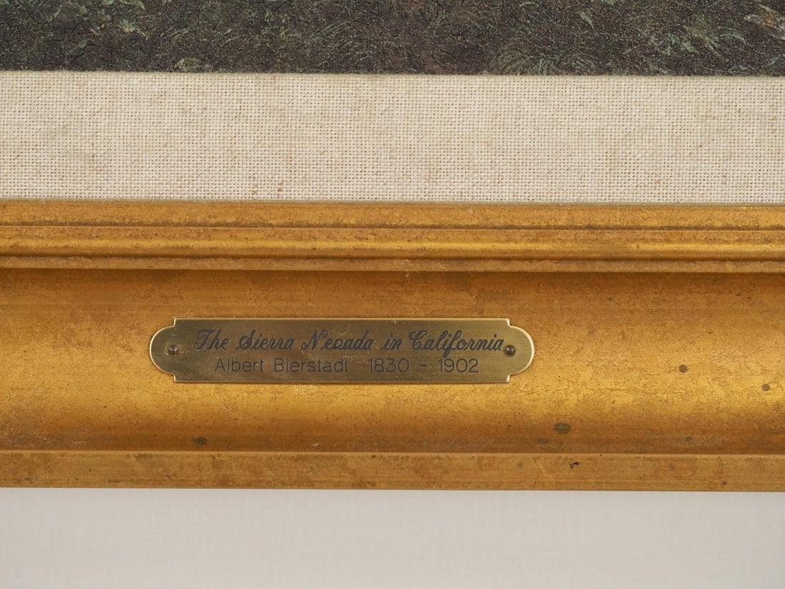 "The Sierra Nevada in California" Print on Canvas - 4