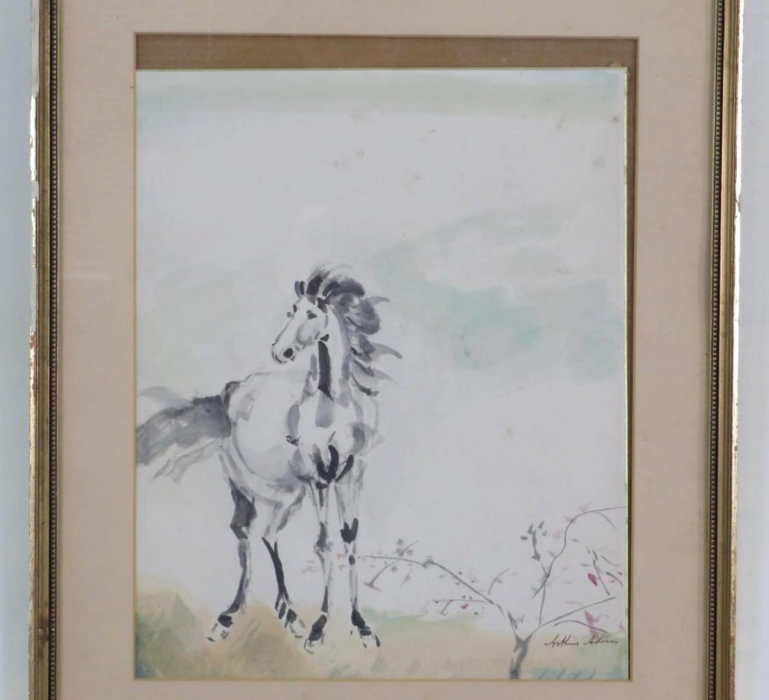 Arthur Adams Watercolor on Paper - 4