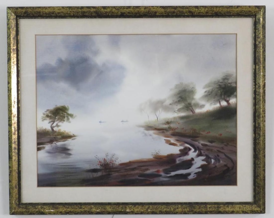 M. Ortuzar Watercolor on Paper (1 of 4)