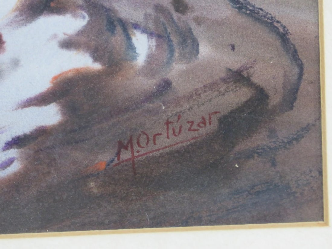 M. Ortuzar Watercolor on Paper - 3