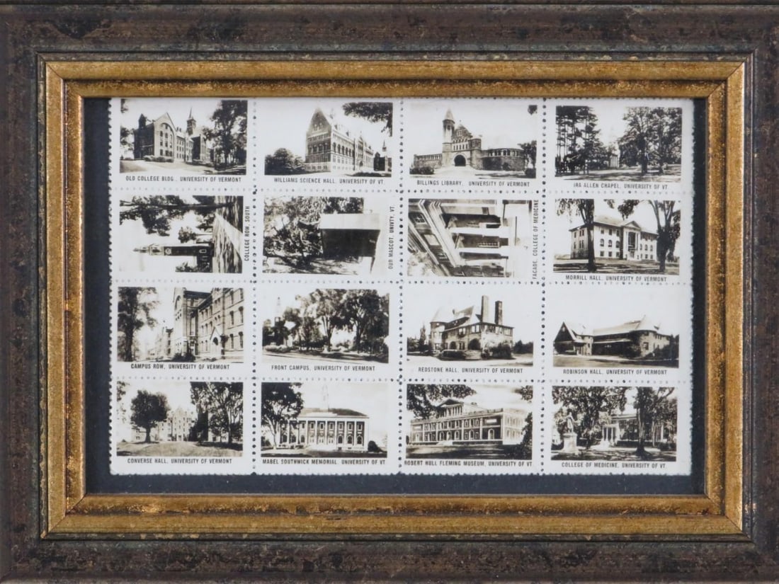 Vintage University of Vermont Stamps - 2