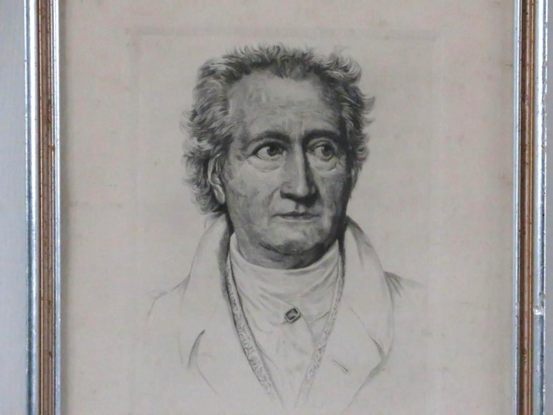 William Pech Etching of Wolfgang von Goethe - 6