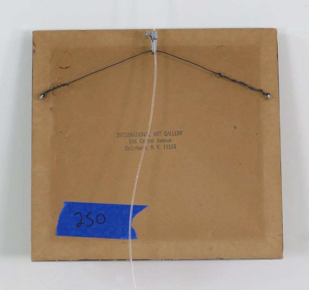 "The Holy Family with a Little Bird" Oliograph Reproduction - 4