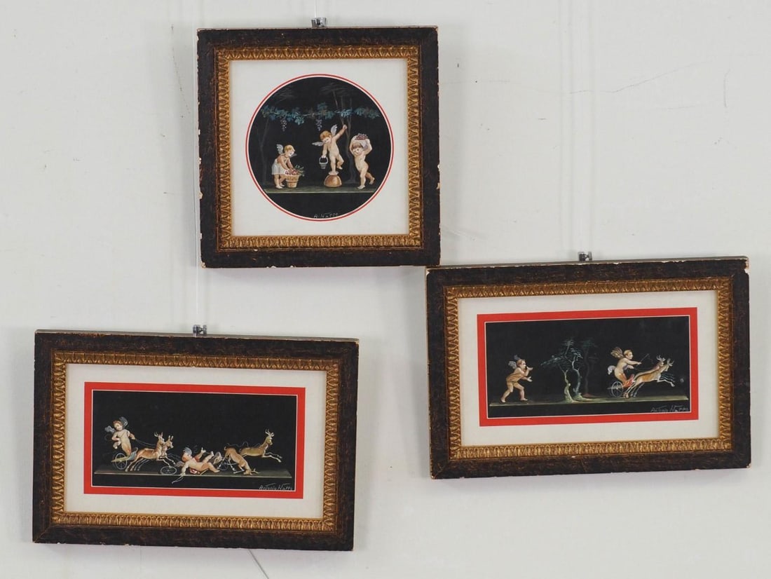 (3) A. Nappo "Cherubs" Prints - 2