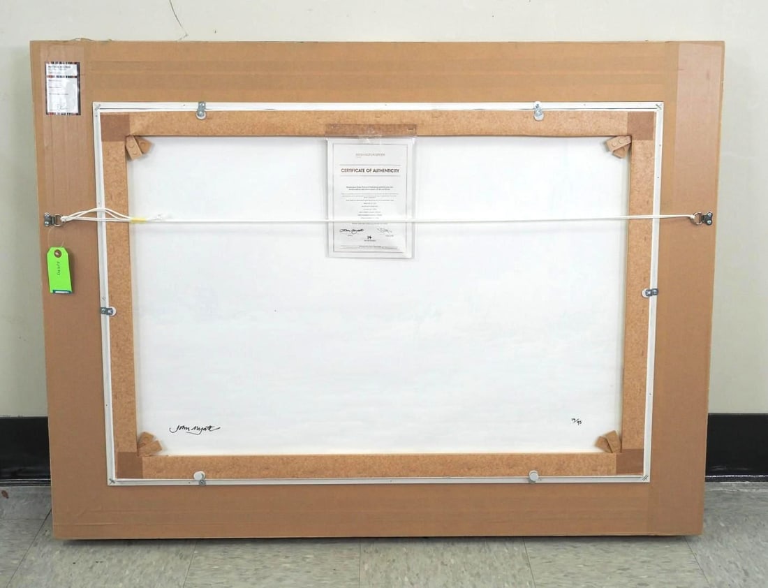 John Myatt Hand Embellished Giclee on Canvas - 9