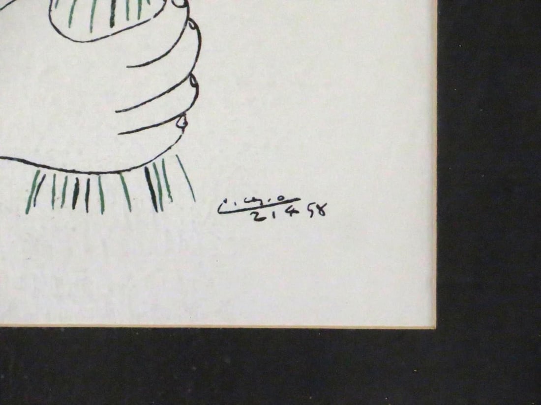 "Bouquet of Flowers" Reproduction Print by Picasso - 3