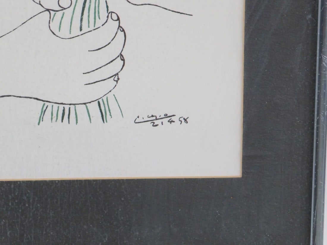 "Bouquet of Flowers" Reproduction Print by Picasso - 6