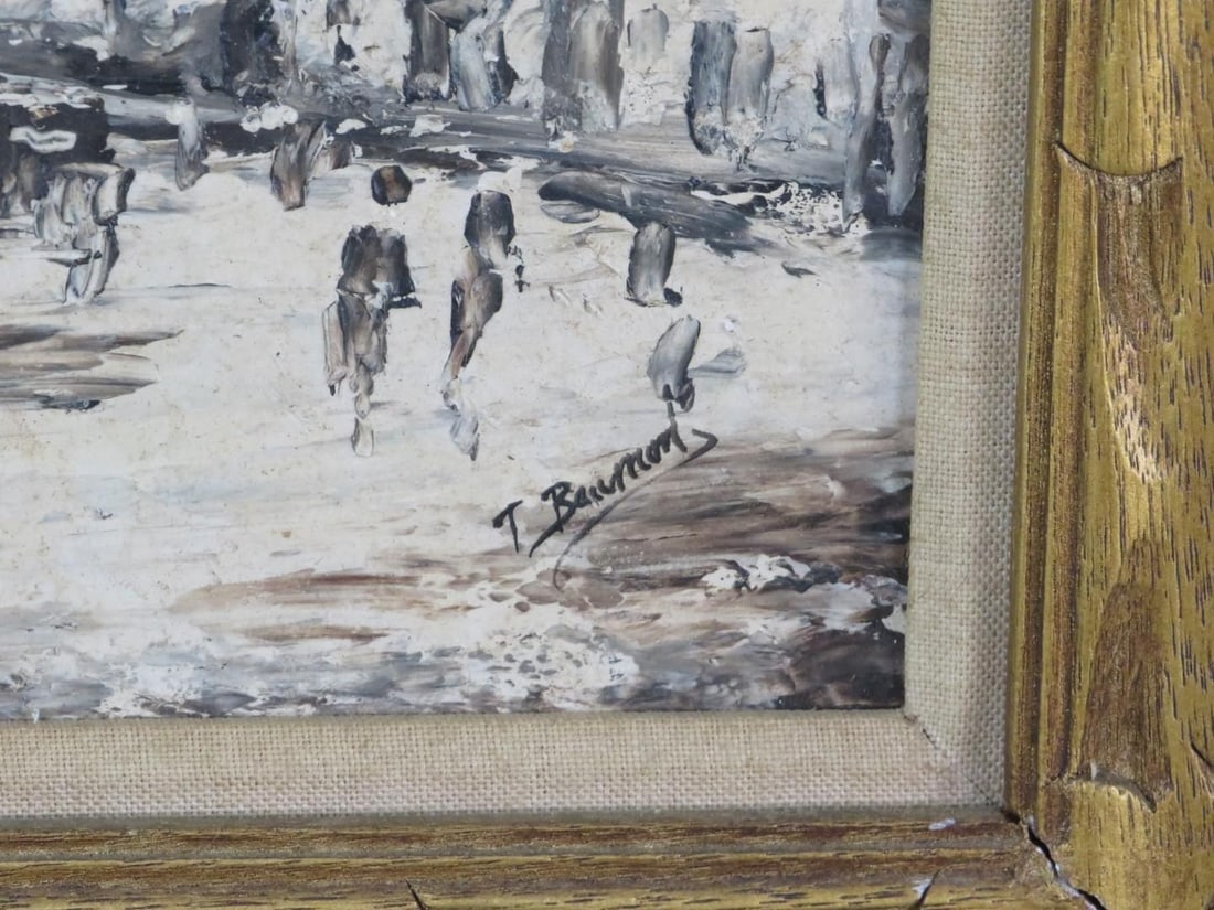 Oil on Masonite Painting - 3