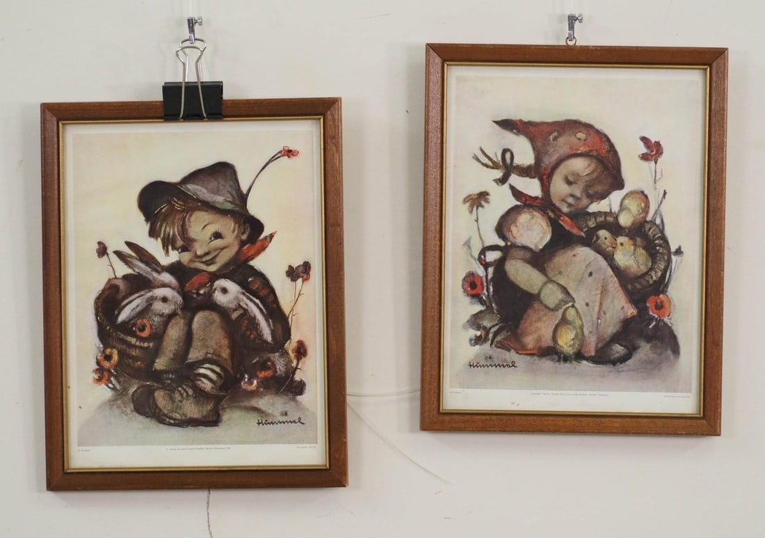 (2) Berta Hummel Framed Prints - 2
