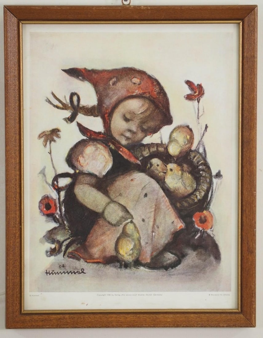 (2) Berta Hummel Framed Prints - 4