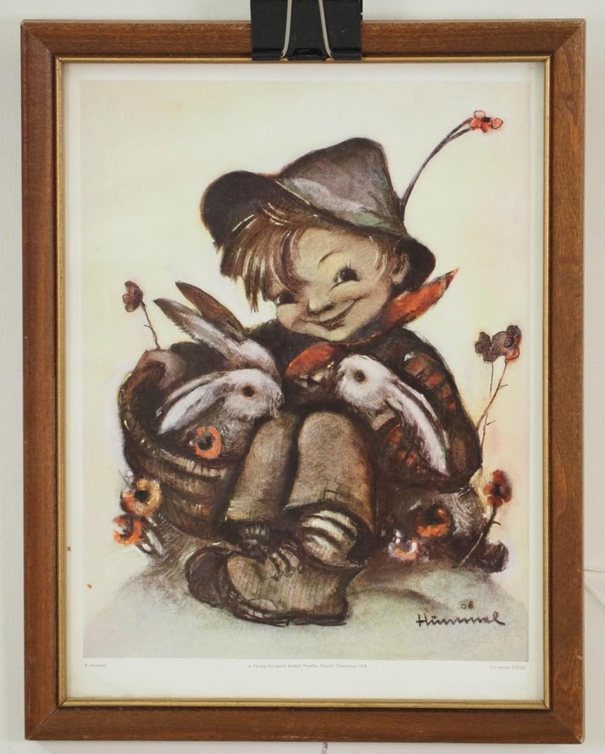 (2) Berta Hummel Framed Prints - 6