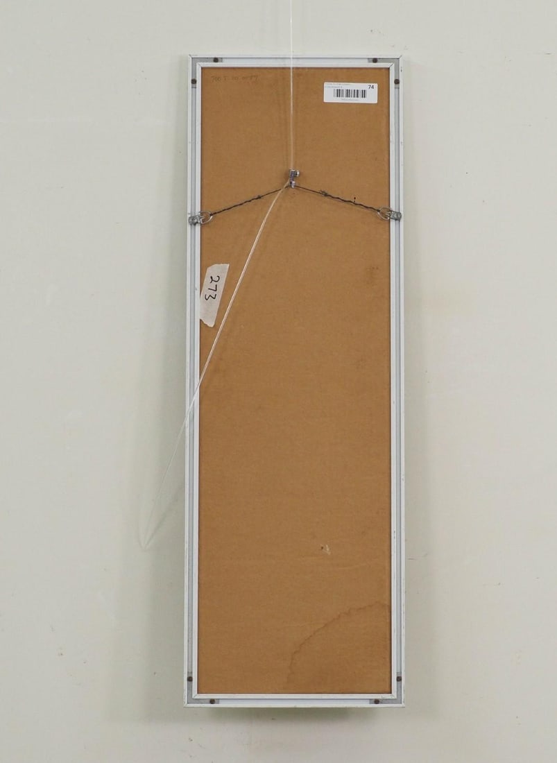 Cecilia Le Herrera Framed Embroidered Folk Art Quilt - 7