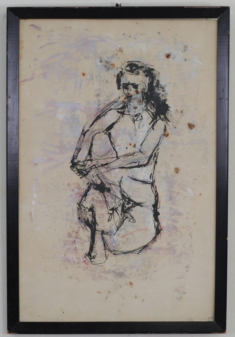 Mixed Media Nude - 2