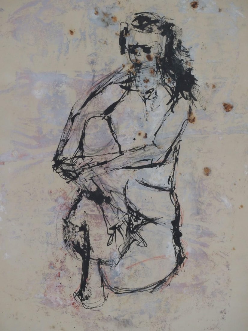Mixed Media Nude - 4
