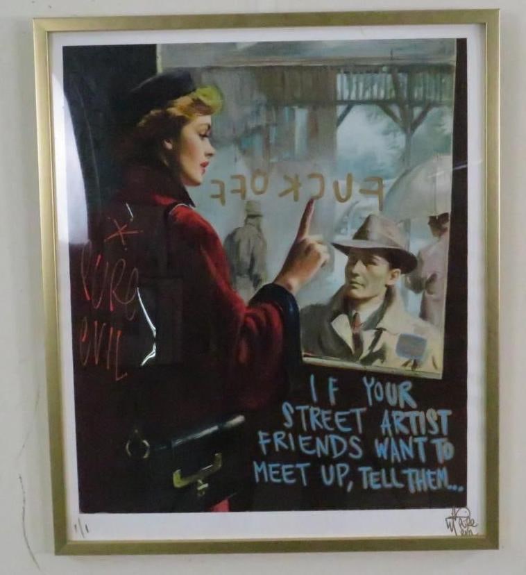 "Social Distancing" by Pure Evil Print on Paper - 2