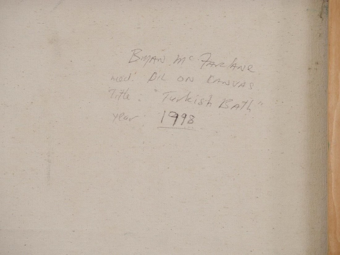 Bryan McFarlane "Turkish Bath" Oil on Canvas - 5