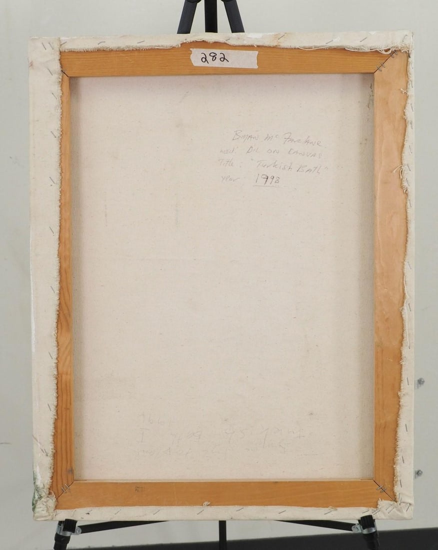 Bryan McFarlane "Turkish Bath" Oil on Canvas - 7