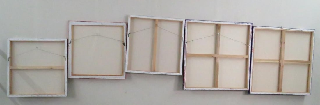 Collection of (5) Acrylic on Canvas - 10