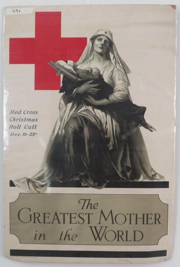 "The Greatest Mother in the World" WWI American Red Cross Poster - 2