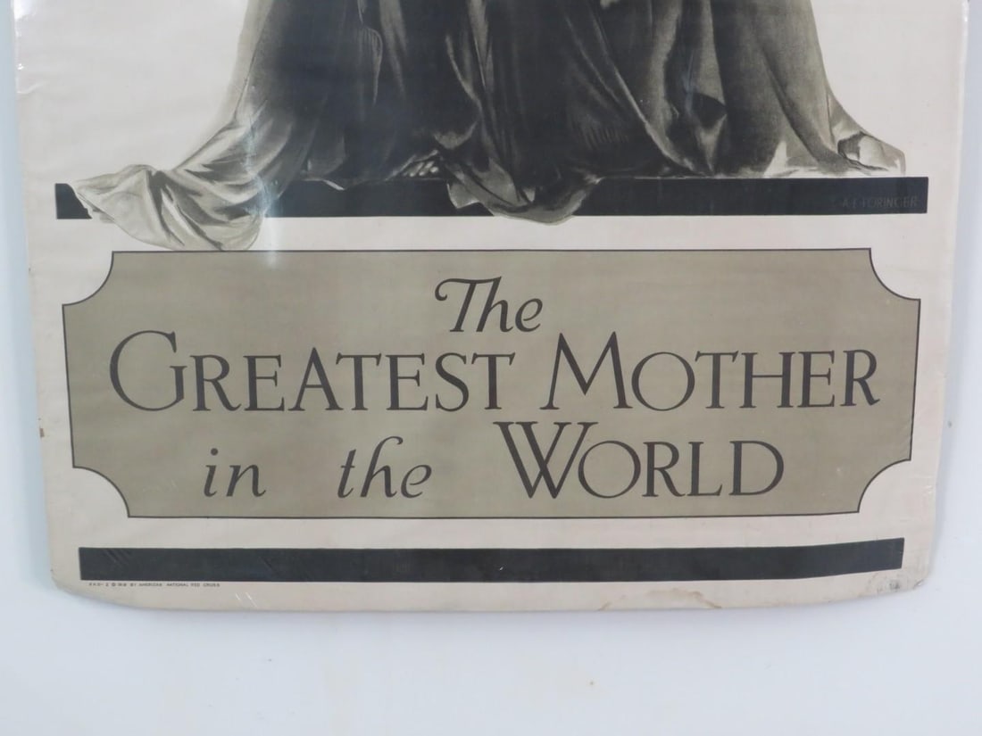 "The Greatest Mother in the World" WWI American Red Cross Poster - 3