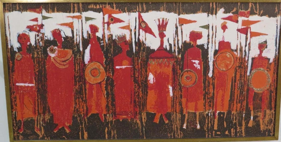 Tibor Reich "Age of Kings" Fabric Panel - 2