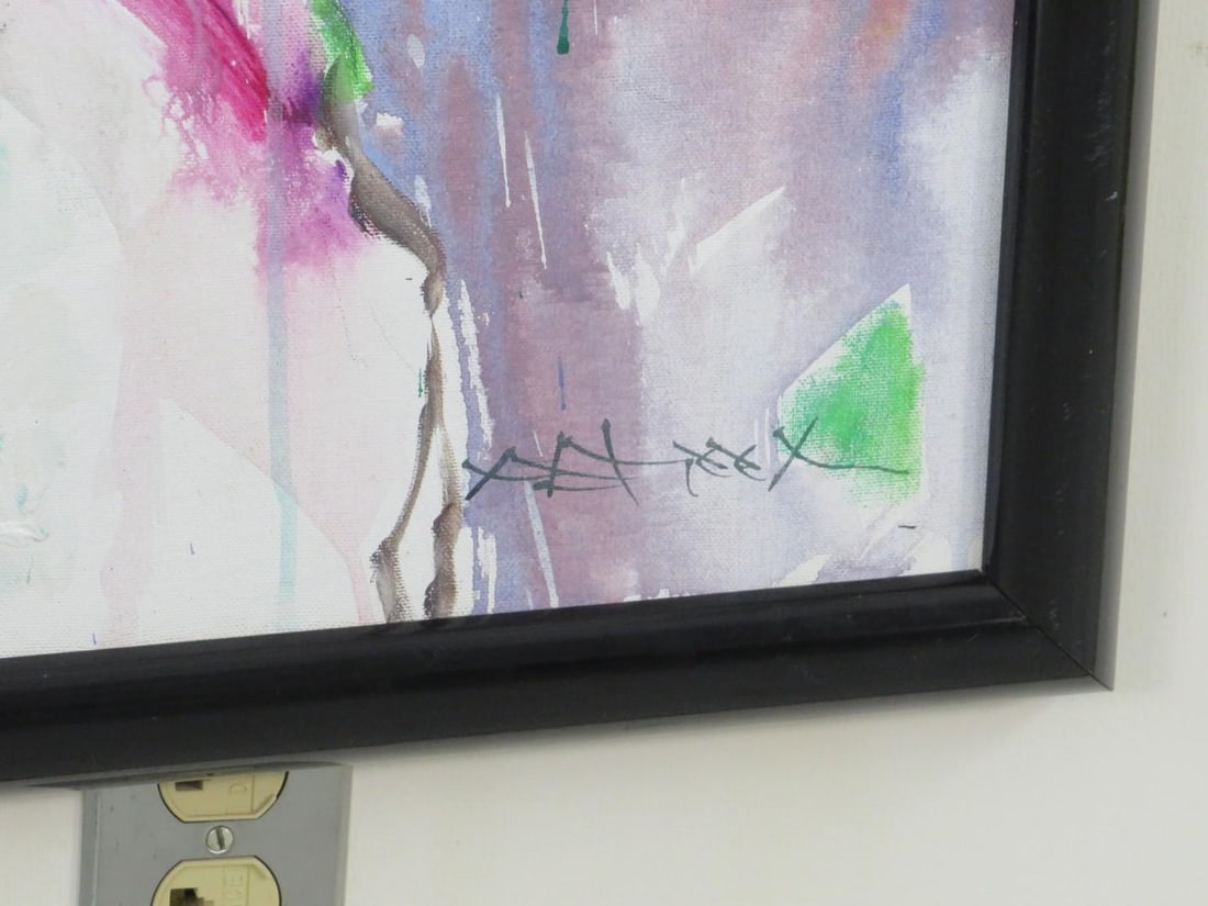 Abstract Acrylic on Canvas - 3