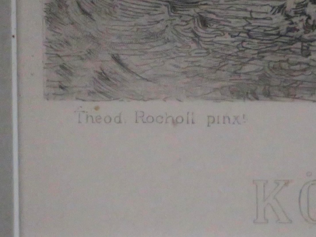 E. Forberg "Wilhelm I. Visits His Soldiers" Etching - 11