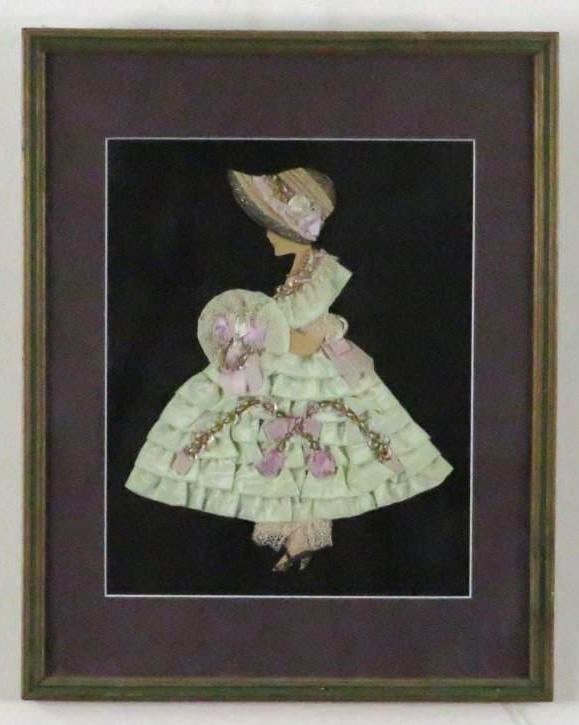 (2) Ribbon Embellished Paper Dolls "Ribbon Dolls" - 6