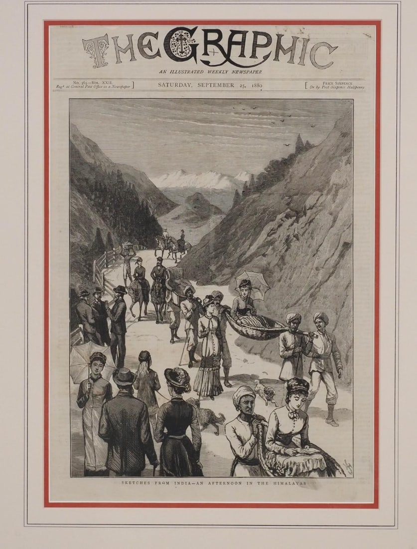 "Sketches from India - An Afternoon in the Himalayas" Illustration - 3