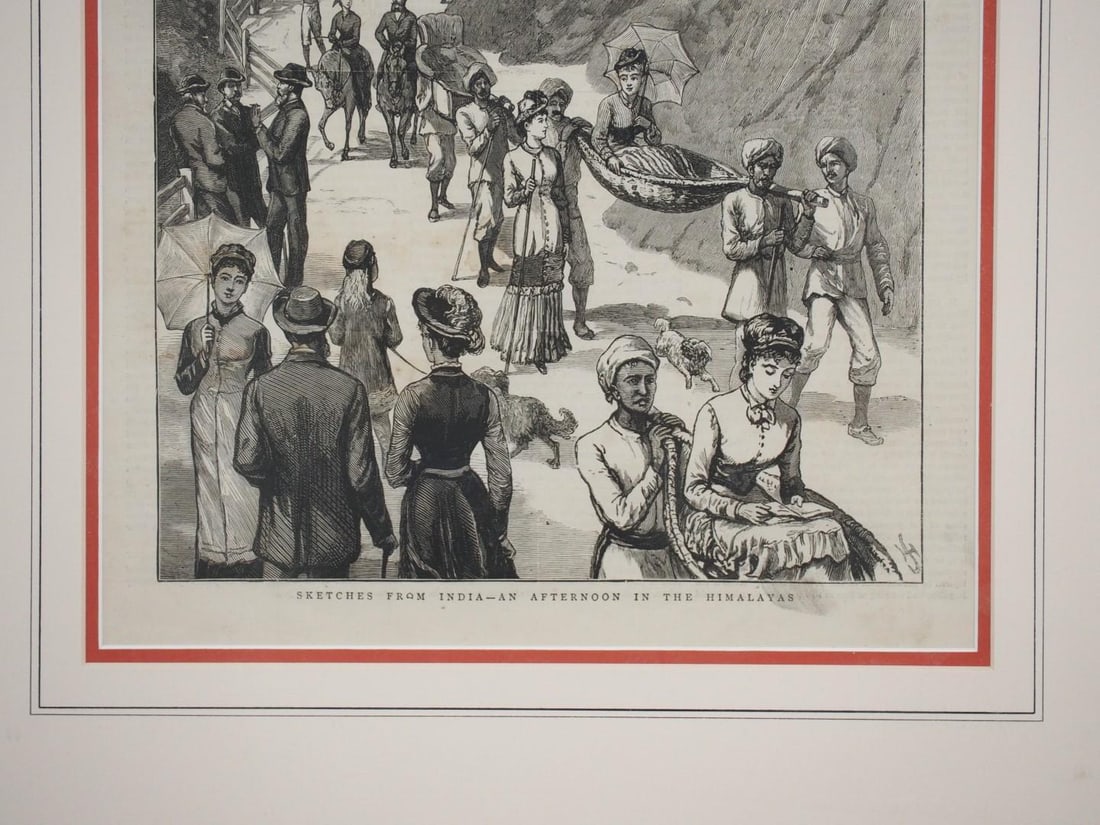 "Sketches from India - An Afternoon in the Himalayas" Illustration - 4