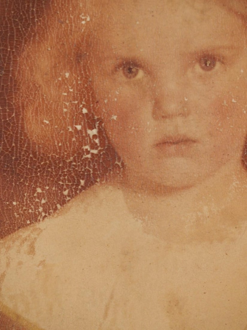 Print of Young Girl on Masonite - 5