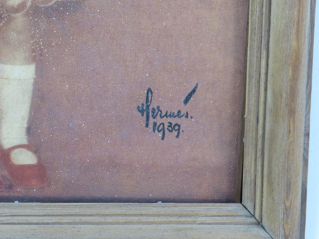 Print of Young Girl on Masonite - 6