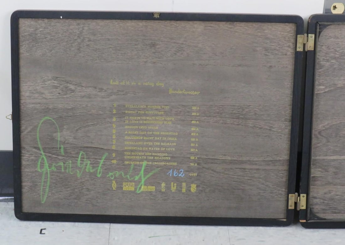 Friedensreich Hundertwasser Painted Wood Case - 4