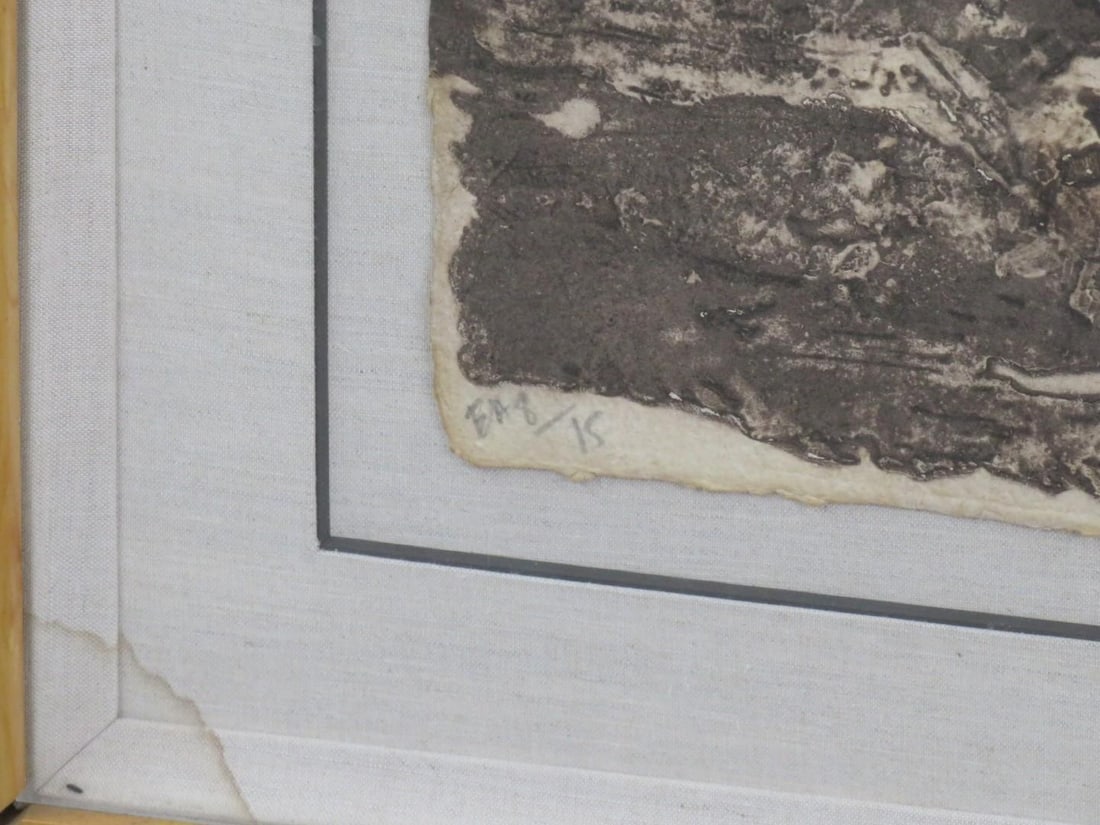 Pierre Brisson "Les Florentines" Carborundum Etching on Paper - 4