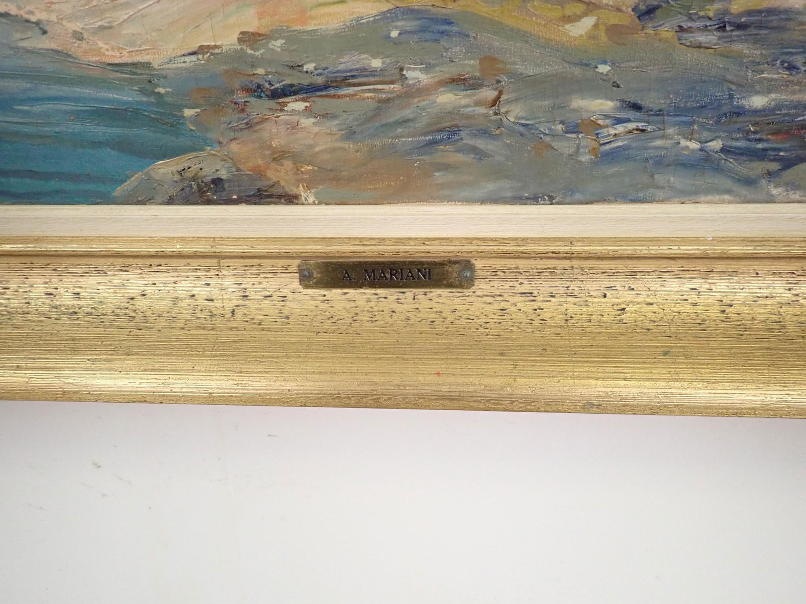 A. Mariani Untitled Oil on Canvas Painting - 6