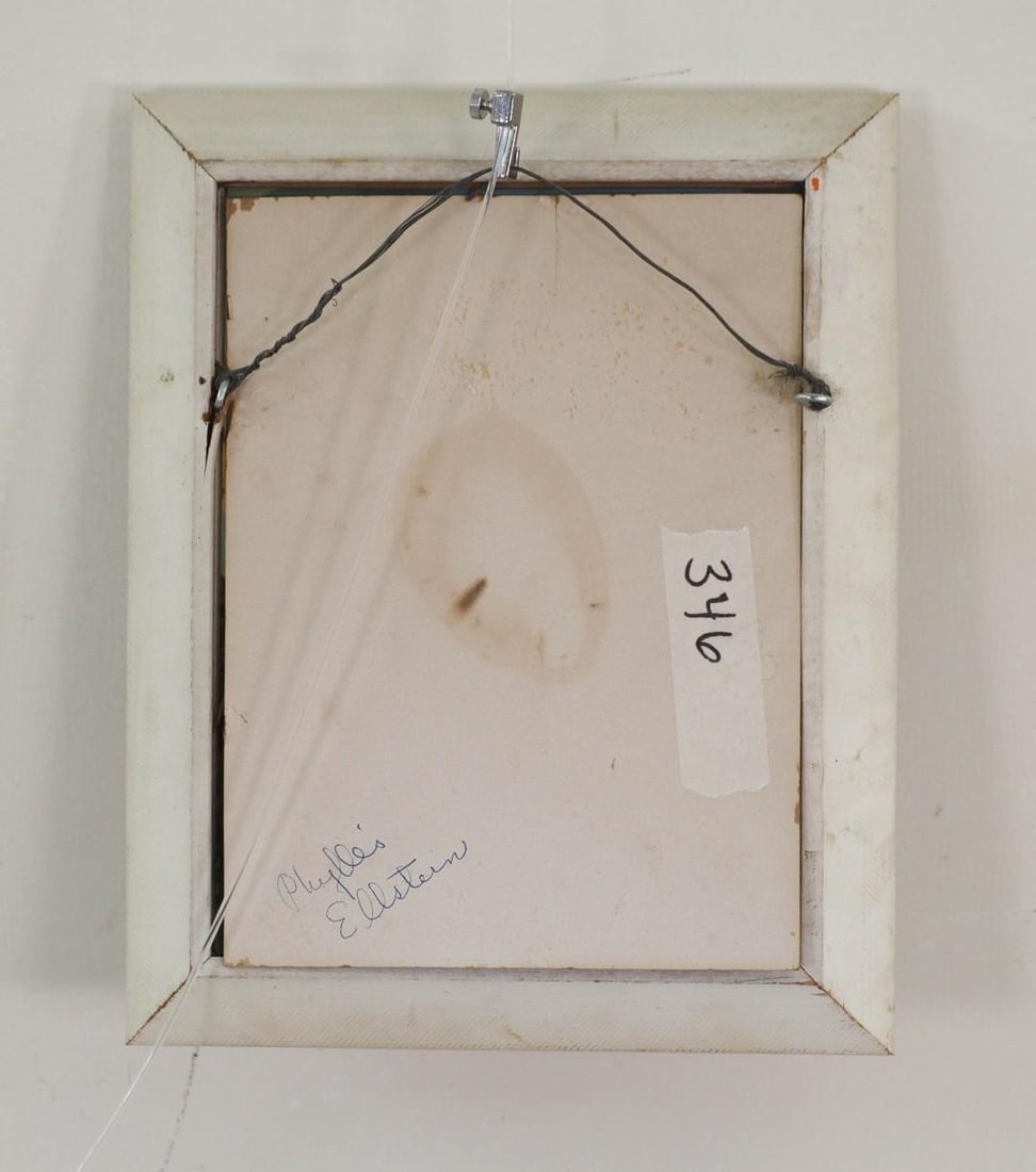 Phyllis Ellstein Untitled Acrylic on Glass Painting - 5