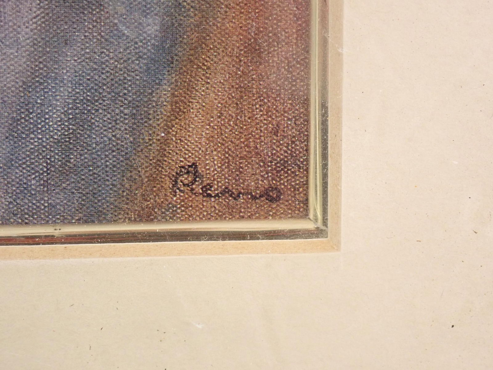 "Girl Combing Hair" Print on Paper - 5